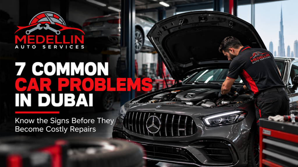 7 Common Car Problems in Dubai and When You Should Visit a Garage